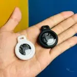 WiWU iTag Anti-Lost Smart Location Tracker for iPhone – compact Bluetooth gadget.