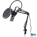 All accessories included with MAONO AU-A03 mic.