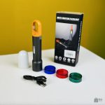 GearUP K57 Rechargeable LED Torch with 1500m range.